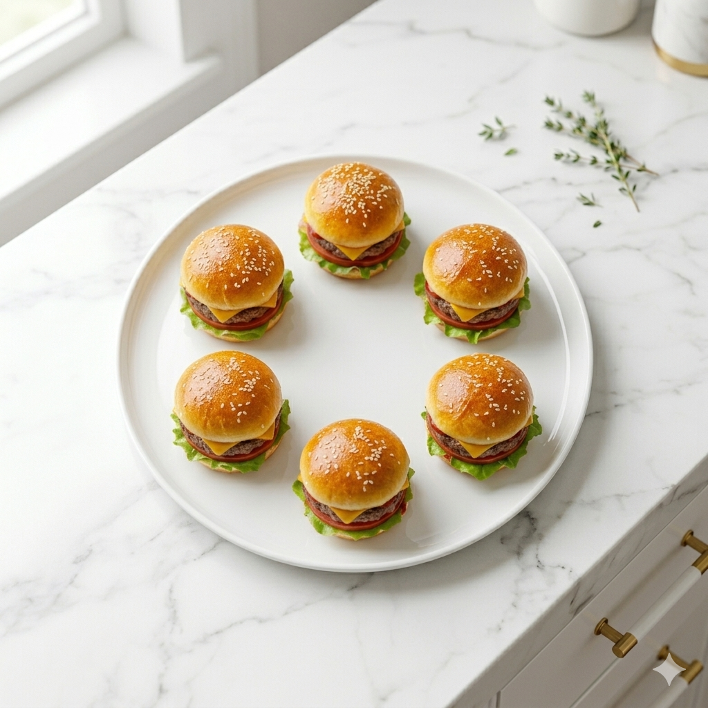 6 Mini Burgers